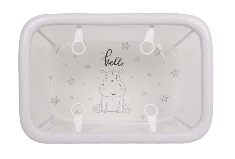 картинка Манеж Polini kids Classic Бегемотик от магазина Аистенок