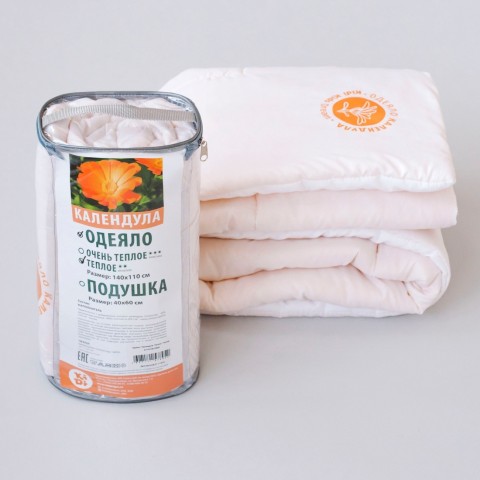 картинка Одеяло "Календула. Теплое" 110х140 от магазина Аистенок