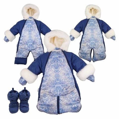 картинка Комбинезон-трансформер "Зимние узоры" от магазина Аистенок