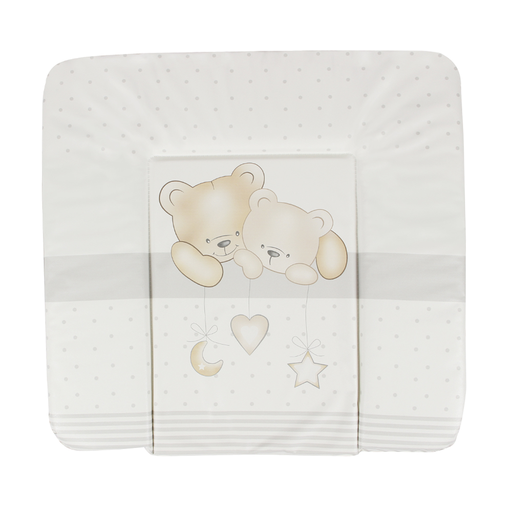 картинка Матрасик для пеленания Globex 82×72 коллекция МИШКИ бежевый от магазина Аистенок