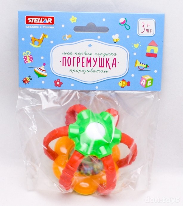 картинка Погремушка-прорезыватель "Бутончик" от магазина Аистенок