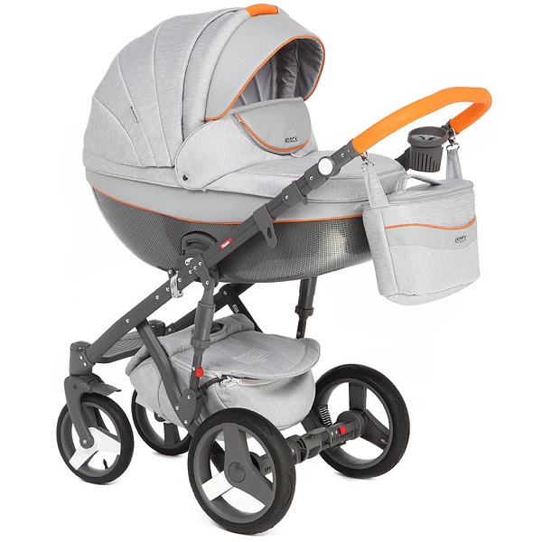 картинка Коляска Adamex Monte Carbon 3 в 1 от магазина Аистенок