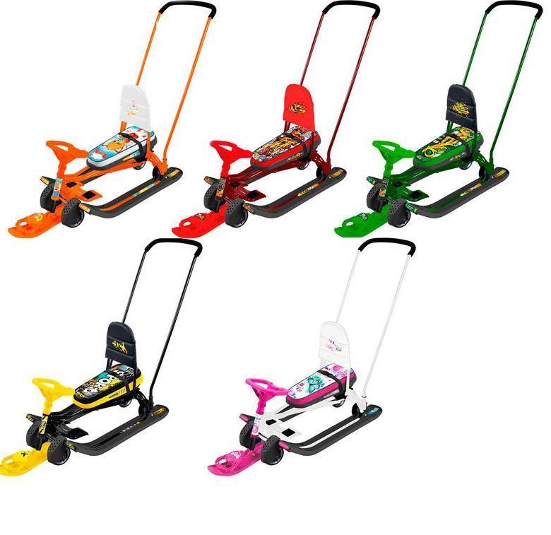 картинка Снегокат Тимка спорт 6 с родительской ручкой от магазина Аистенок