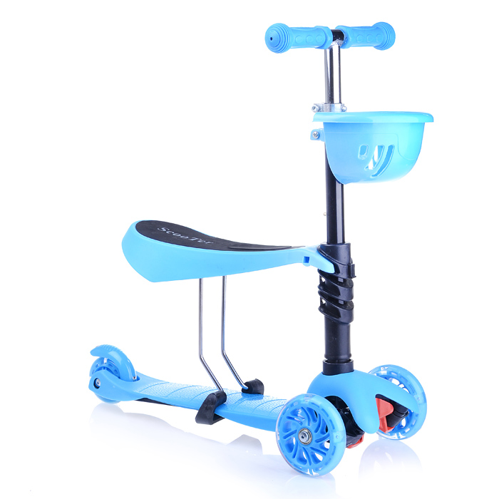 картинка Самокат U001452Y  3-х колёсный, в коробке от магазина Аистенок