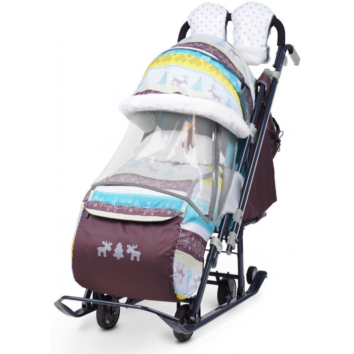 картинка Санки-коляска "Ника 7-3" от магазина Аистенок