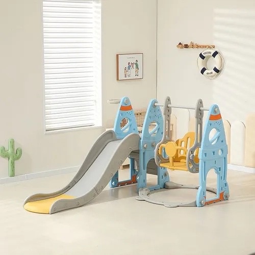 картинка Комплект детский "Ракета" (горка и качель) от магазина Аистенок