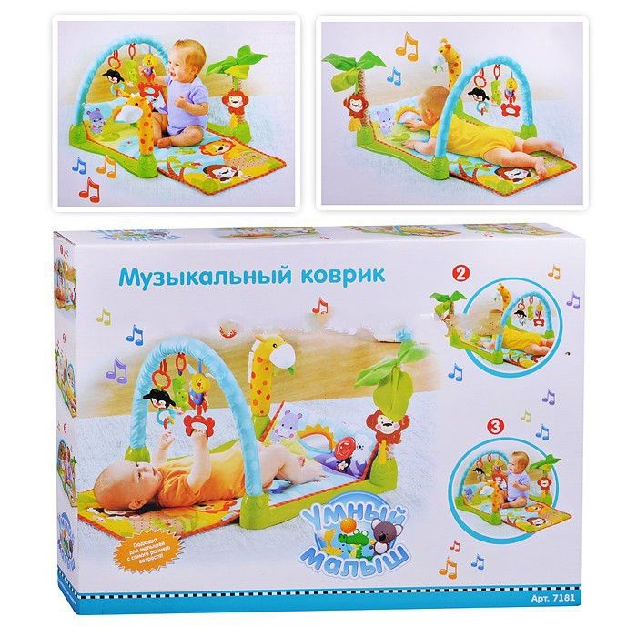 картинка Музыкальный коврик "Умный малыш" от магазина Аистенок