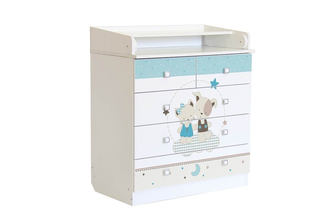 картинка Комод ФЕЯ 1780 Белый Лучшие друзья  от магазина Аистенок