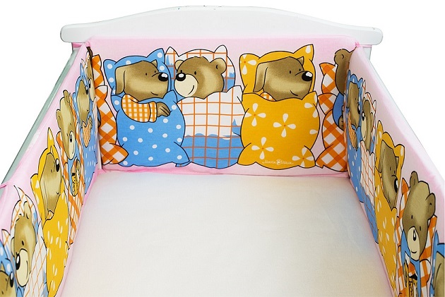 картинка Борта в кроватку " Мишка-лежебока" от магазина Аистенок
