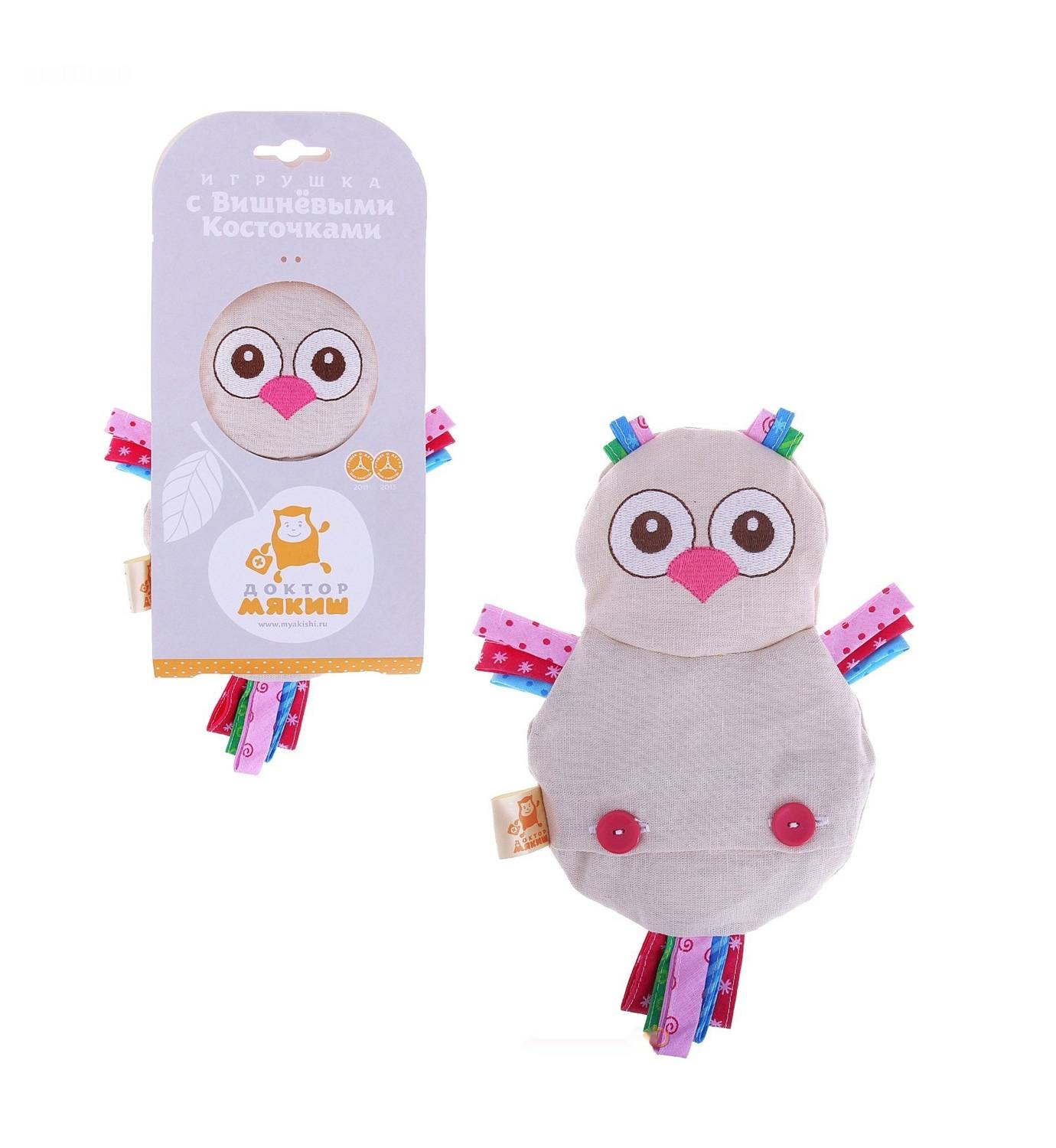 картинка Игрушка «Доктор Мякиш» с вишнёвыми косточками от магазина Аистенок