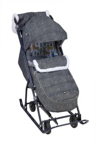 картинка САНКИ-КОЛЯСКА НАШИДЕТКИ 6 НДТ6 от магазина Аистенок