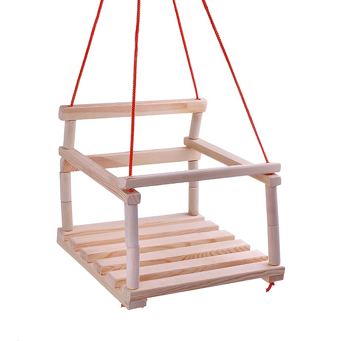 картинка Качель деревянная (сосна) 300*300 от магазина Аистенок