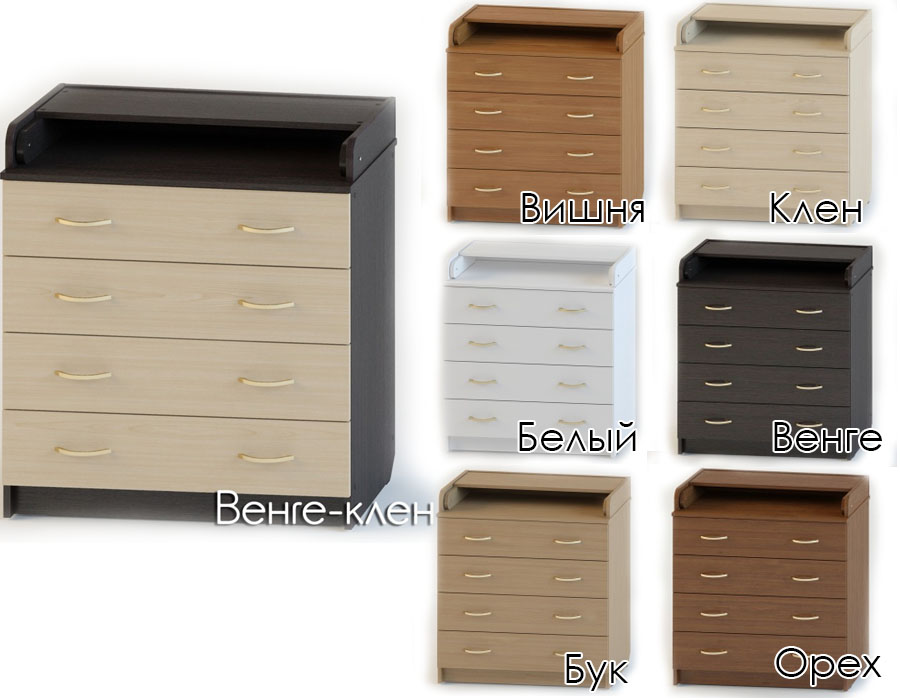 картинка Комод АТОН ЛДСП  80/4  от магазина Аистенок