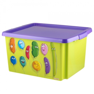 картинка ЯЩИК ДЛЯ ИГРУШЕК С РИСУНКОМ 30л от магазина Аистенок