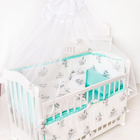 картинка Комплект в кроватку 7 предметов "Ушастик" от магазина Аистенок