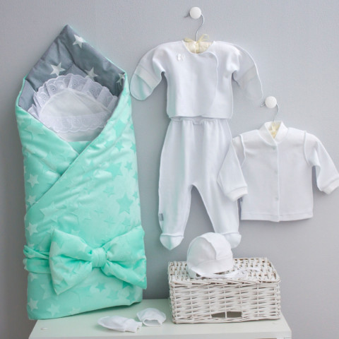 картинка Летний комплект из 8 предметов "Звездочки"  от магазина Аистенок