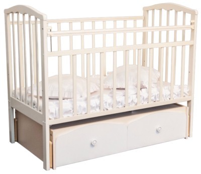 картинка Кроватка "Золушка-7" поперечный маятник + закрытый ящик от магазина Аистенок