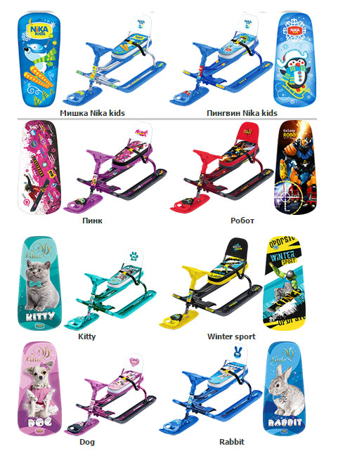 картинка Снегокат "Тимка спорт 4-1" со спинкой ТС4-1 от магазина Аистенок