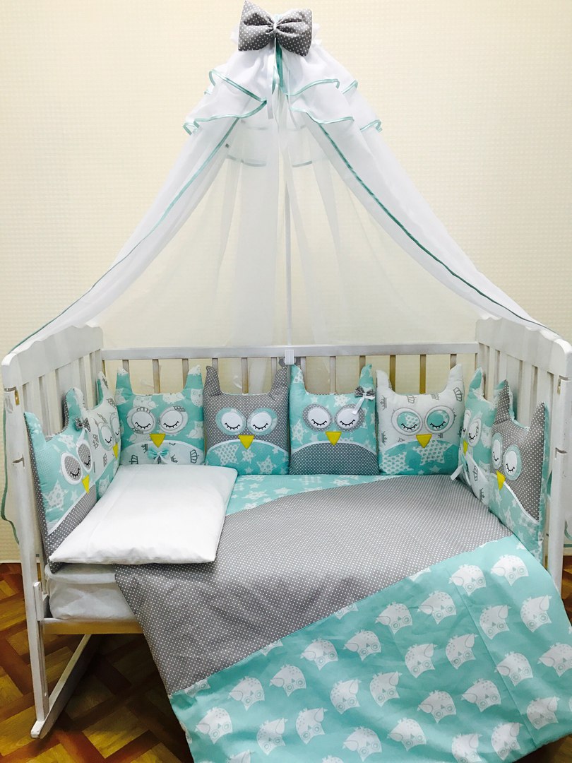 картинка Комплект Совушки 18 предметов от магазина Аистенок