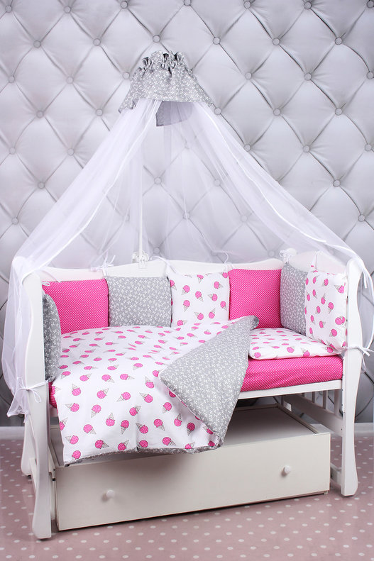 картинка Комплект в кроватку  19 предметов SWEET от магазина Аистенок