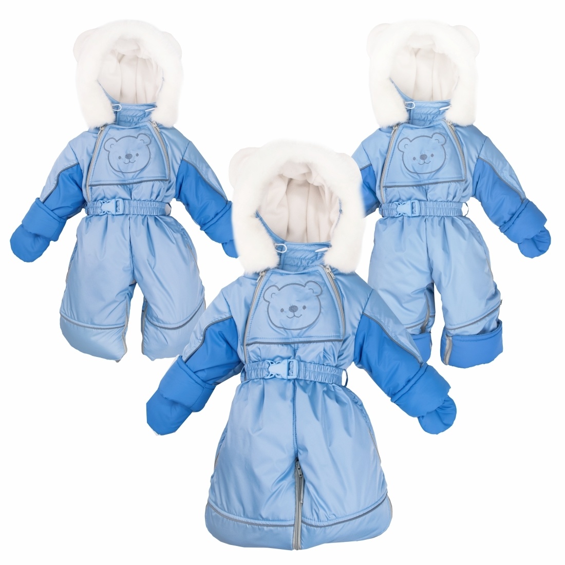 картинка Комбинезон-трансформер "Три сезона" с отстёгивающимся мехом от магазина Аистенок