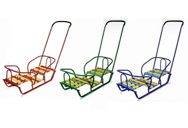 картинка Санки для двойняшек (или погодок) от магазина Аистенок