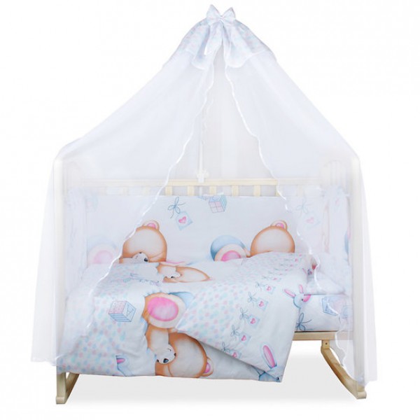 картинка Комплект в кроватку 7 предметов "Игрушки-А" от магазина Аистенок