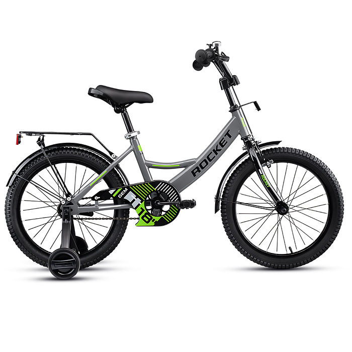 картинка Велосипед 18" Rocket Gem, цвет серый от магазина Аистенок