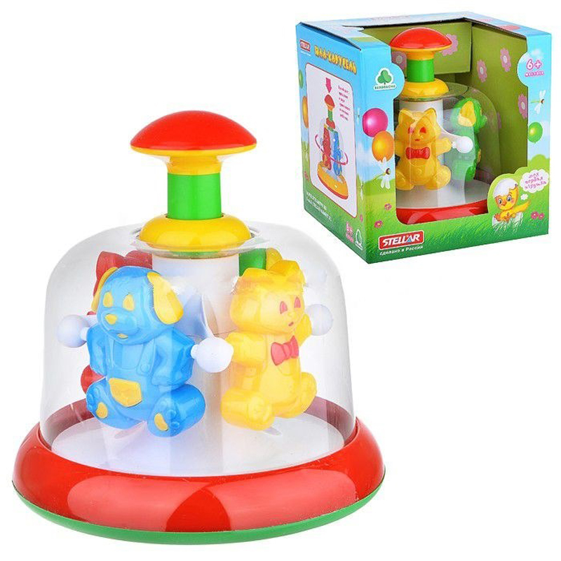 картинка Юла-карусель "Домашние любимцы" от магазина Аистенок