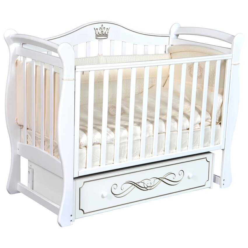 картинка Кровать Julia 11"(декоративная резьба) от магазина Аистенок