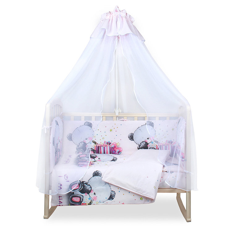 картинка Комплект в кроватку 7 предметов "Счастливчик" от магазина Аистенок