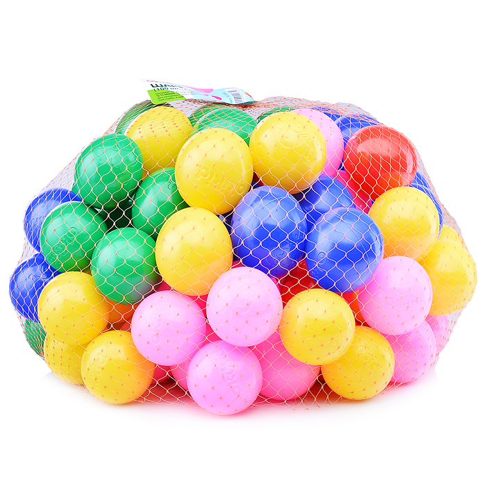 картинка Шарики 6 см, 100 шт в сетке от магазина Аистенок