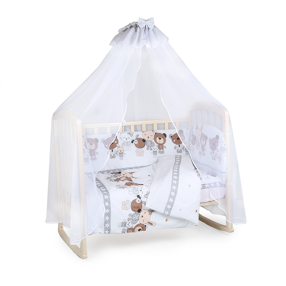 картинка Комплект в кроватку 7 предметов  ЛУЧШИЕ ДРУЗЬЯ от магазина Аистенок