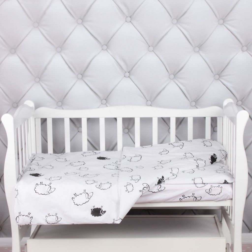 картинка Комплект в кроватку Baby Boom Овечки(поплин) от магазина Аистенок