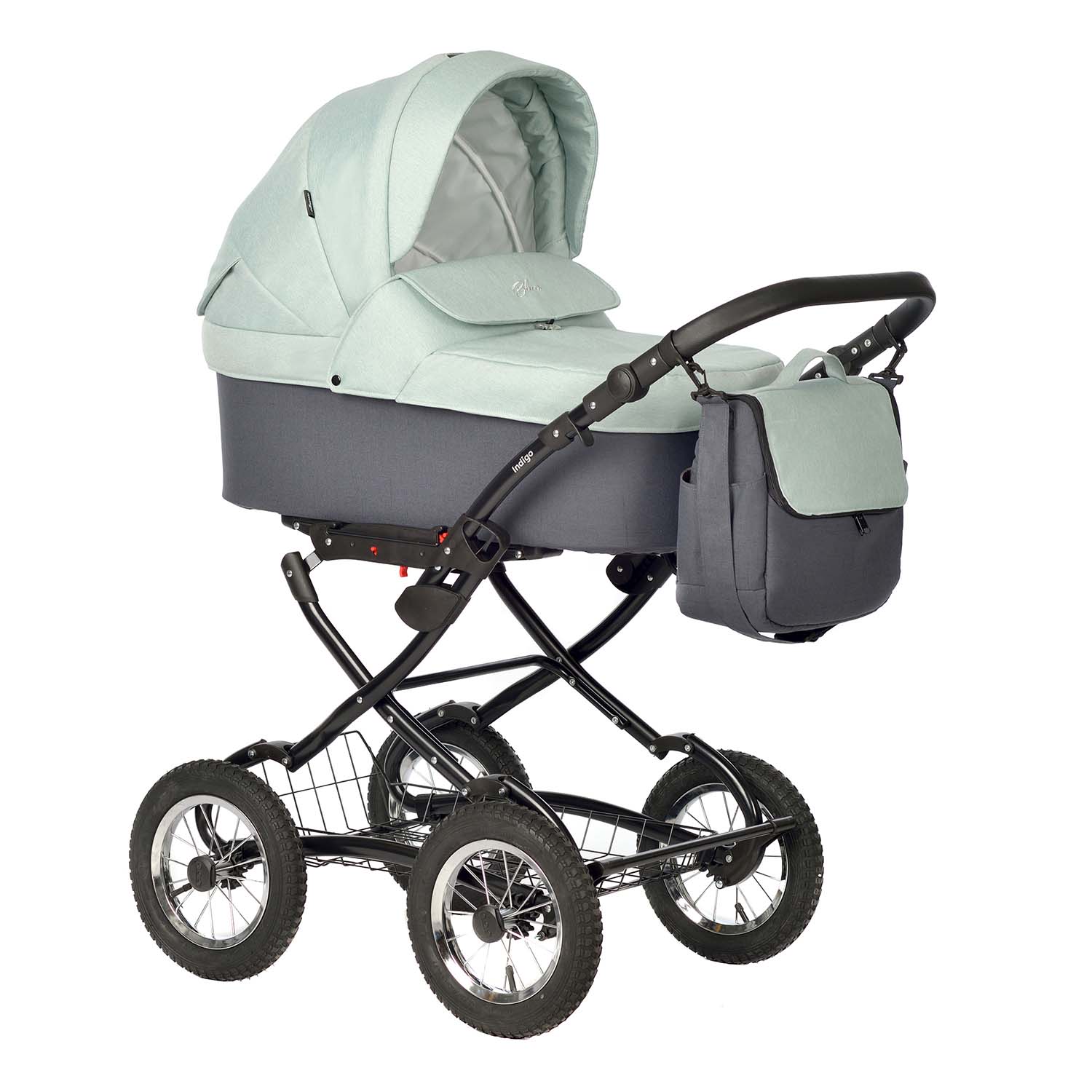 картинка Коляска-люлька Indigo BLUES Classic 1 в 1 от магазина Аистенок