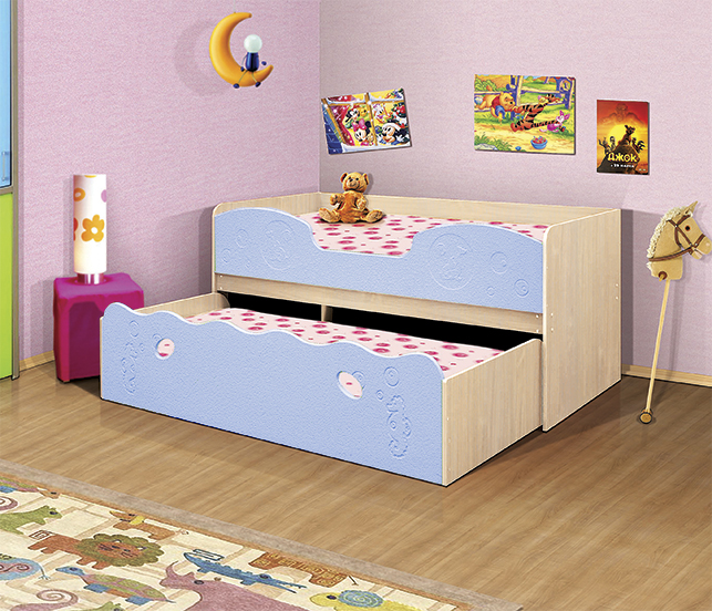 картинка Кровать двухъярусная "Омега-11" от магазина Аистенок