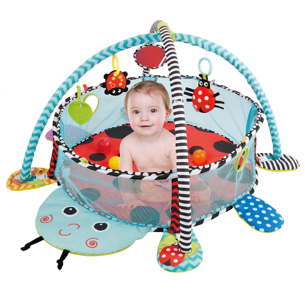 картинка Развивающий коврик Божья Коровка  3 в 1 от магазина Аистенок